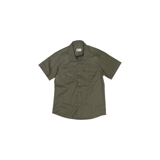 Dassie Kid's Bush Shirt  (Olive)