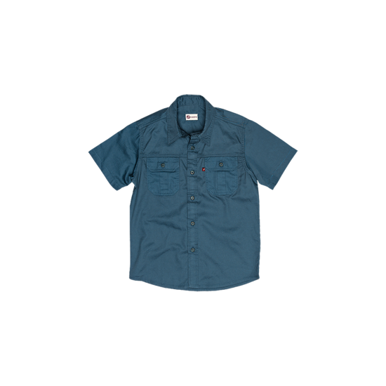 Dassie Kid's Bush Shirt (Airforce Blue)