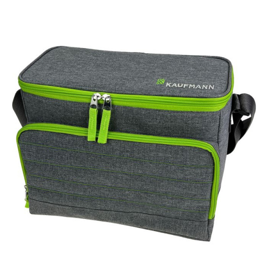 KAUFMANN COOLER BAG CHARCOAL 6 CAN