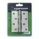 KAUFMANN BUTT HINGE 100MM BALL BEARING S/S (PAIR)