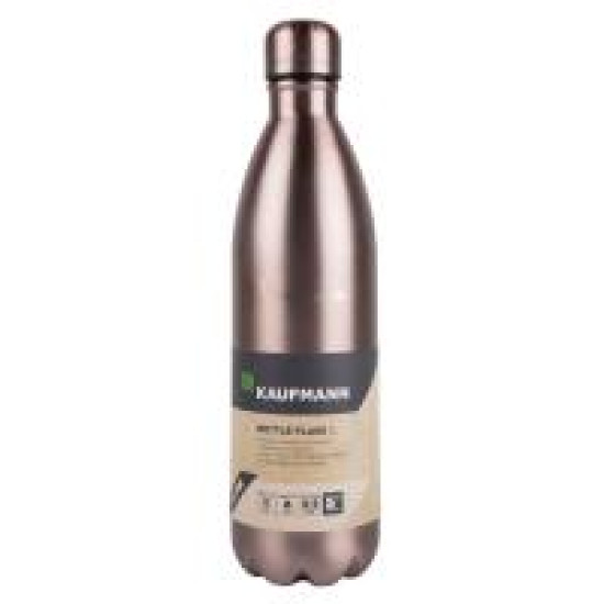 KAUFMANN FLASK BOTTLE S/STEEL GRY 500ML